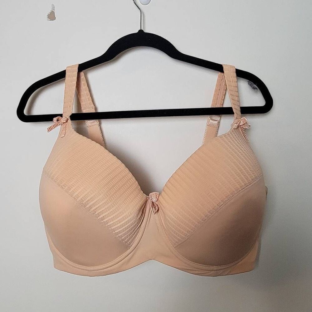 Keia Pink Bra Underwire Lined Full Coverage Nude 42G